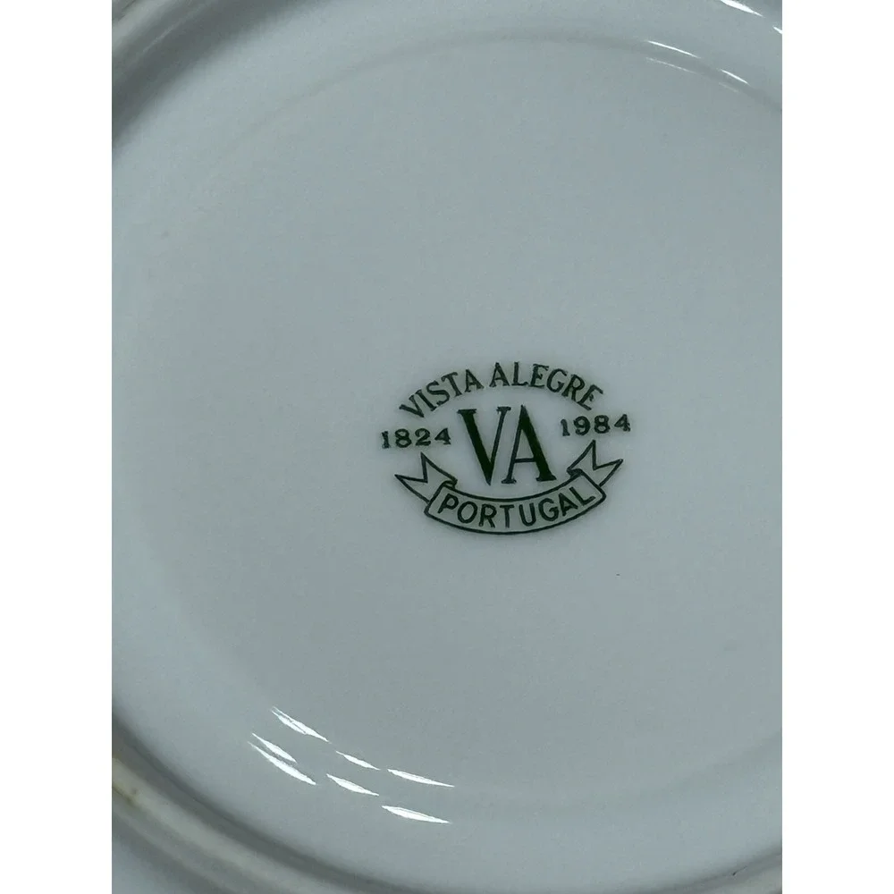 Vista Alegre Demitasse Cup & Saucer Rock Garden‎ From Portugal V1A110